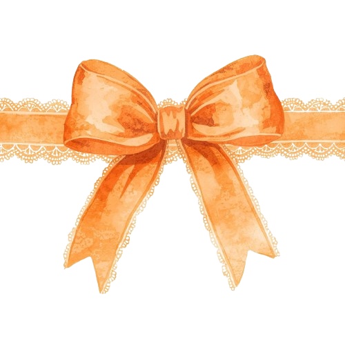 秋の水彩アンティーククリップアート|オレンジが可愛い秋素材10点セット(PNG・8点背景透過)