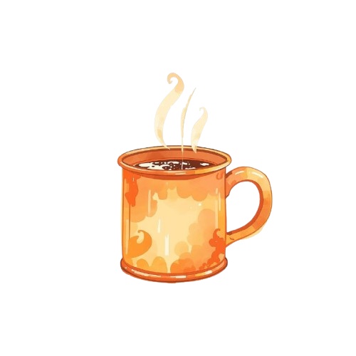 秋の水彩アンティーククリップアート|オレンジが可愛い秋素材10点セット(PNG・8点背景透過)