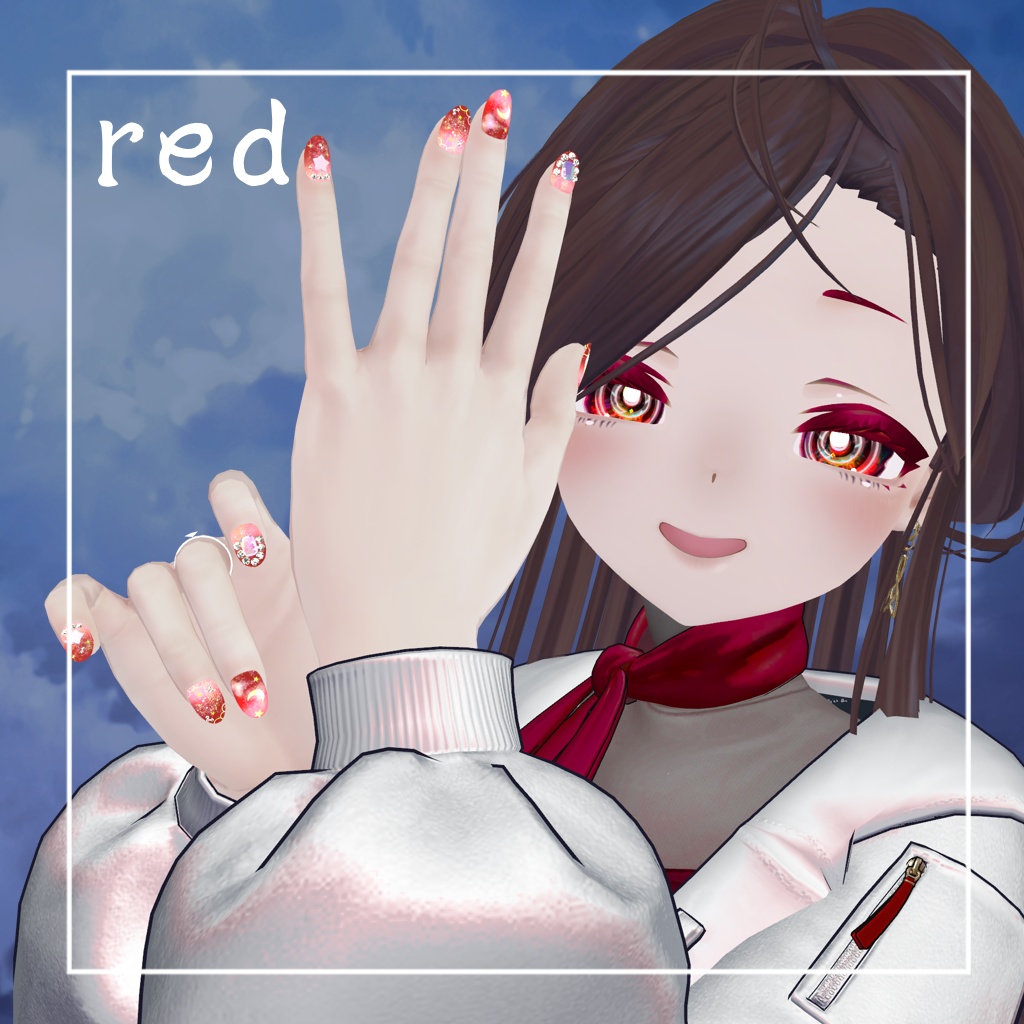 Milky Stardust Nail【しなの まるぼでぃ対応】