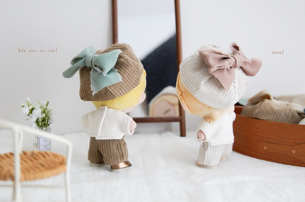 コーデュロイぽんわりおでかけセット