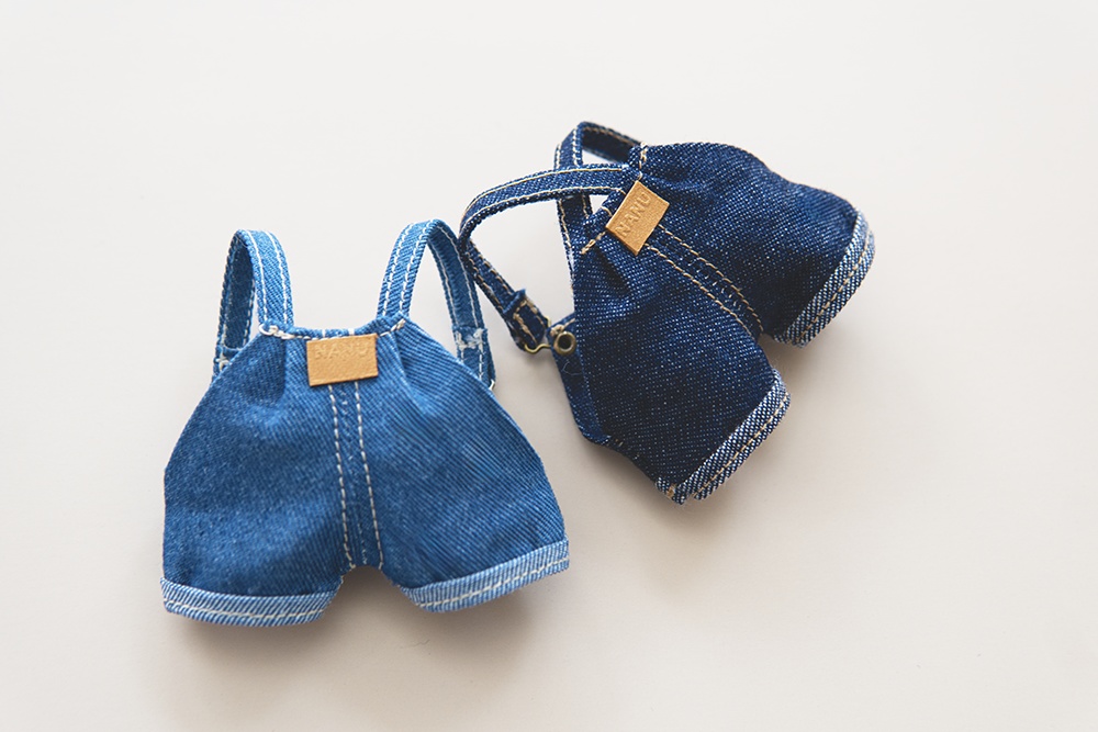 NANUデニムサロペット(全2色)