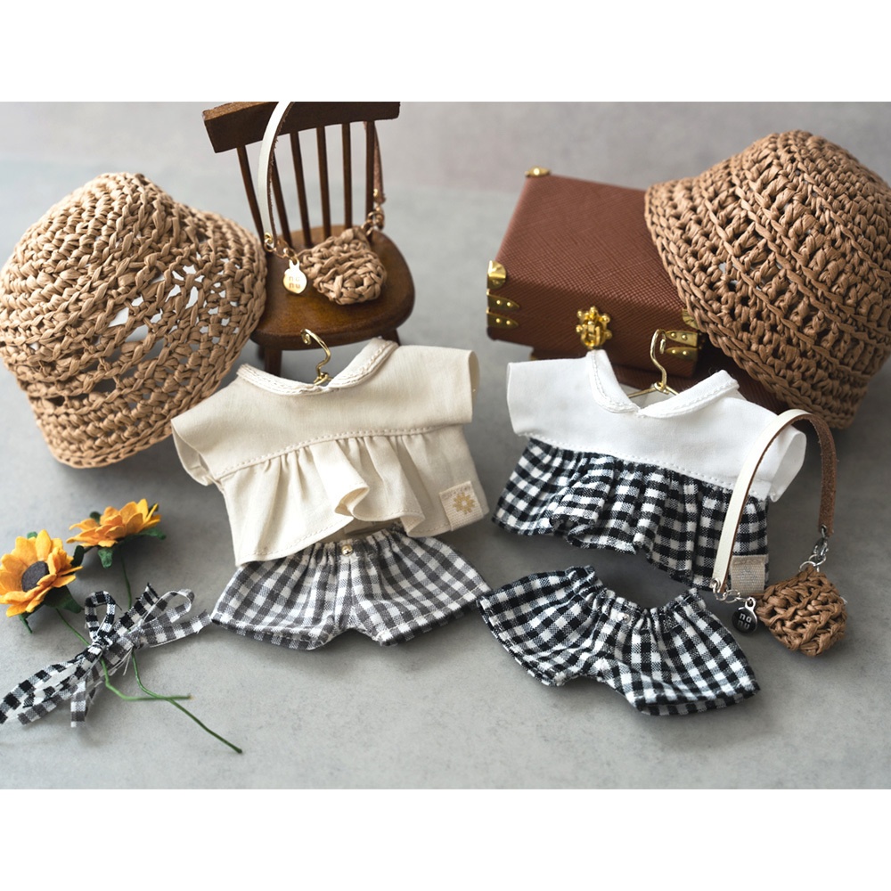 Summer in gingham check/夏のおでかけセット