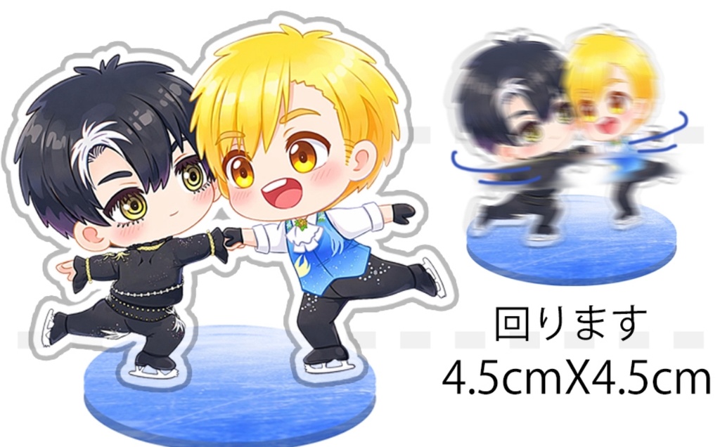 回るアクスタよだつか