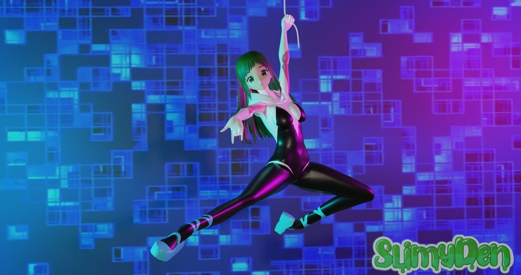 SpiderGwen outfit halloween costume cosplay VRoid Studio Textures