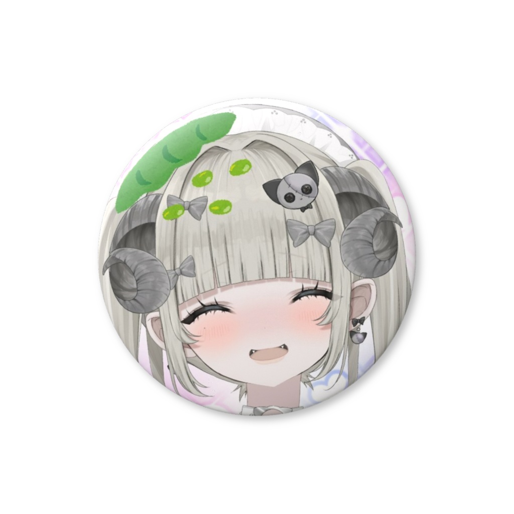 えだまめ缶バッジ