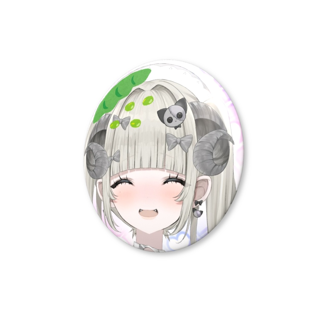 えだまめ缶バッジ