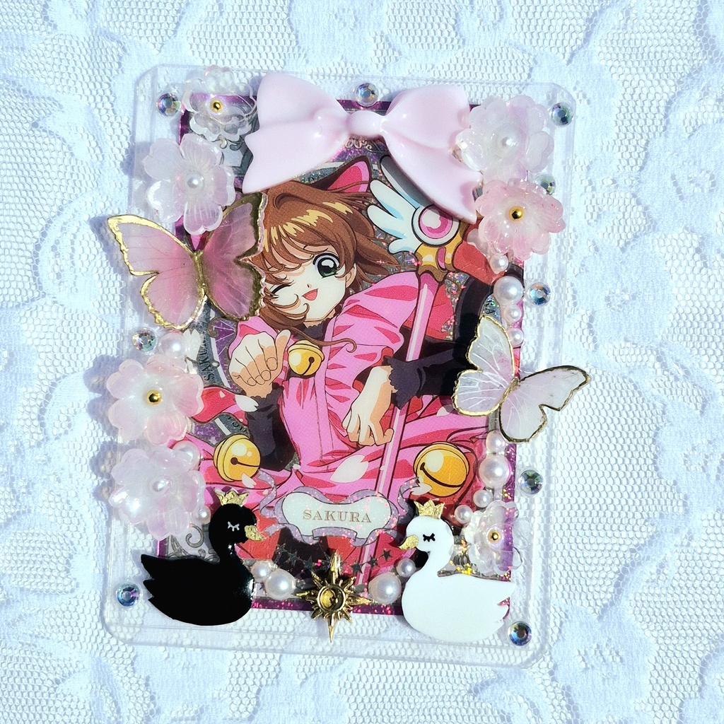 トレカケース 白鳥と黒鳥