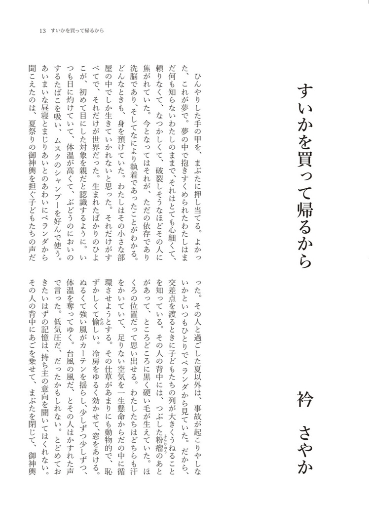 毎日は書けないvol.2/市街地ギャオ×衿 さやか