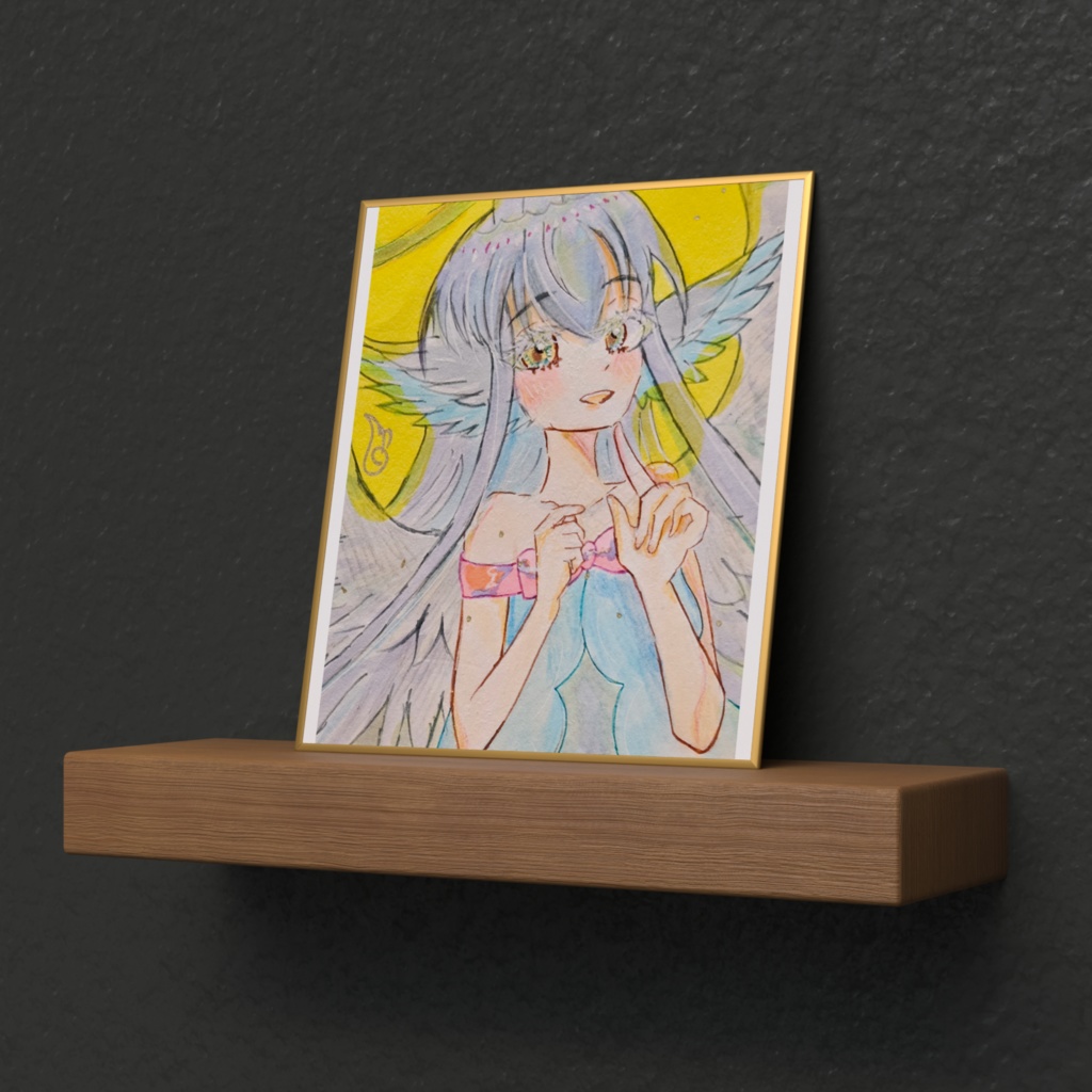 ミニ色紙「天使ちゃん」