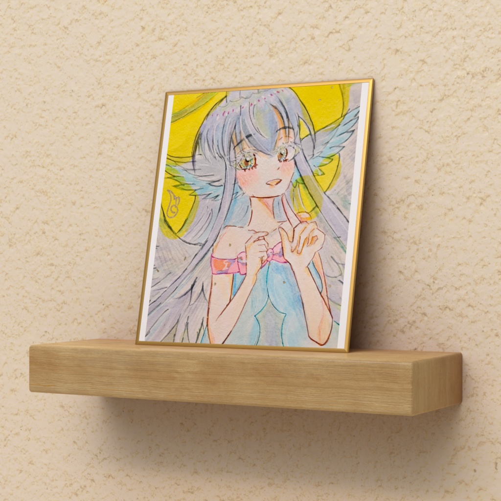 ミニ色紙「天使ちゃん」