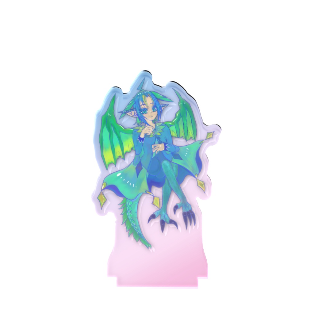 創作キャラ「オーロラアクリルスタンド」