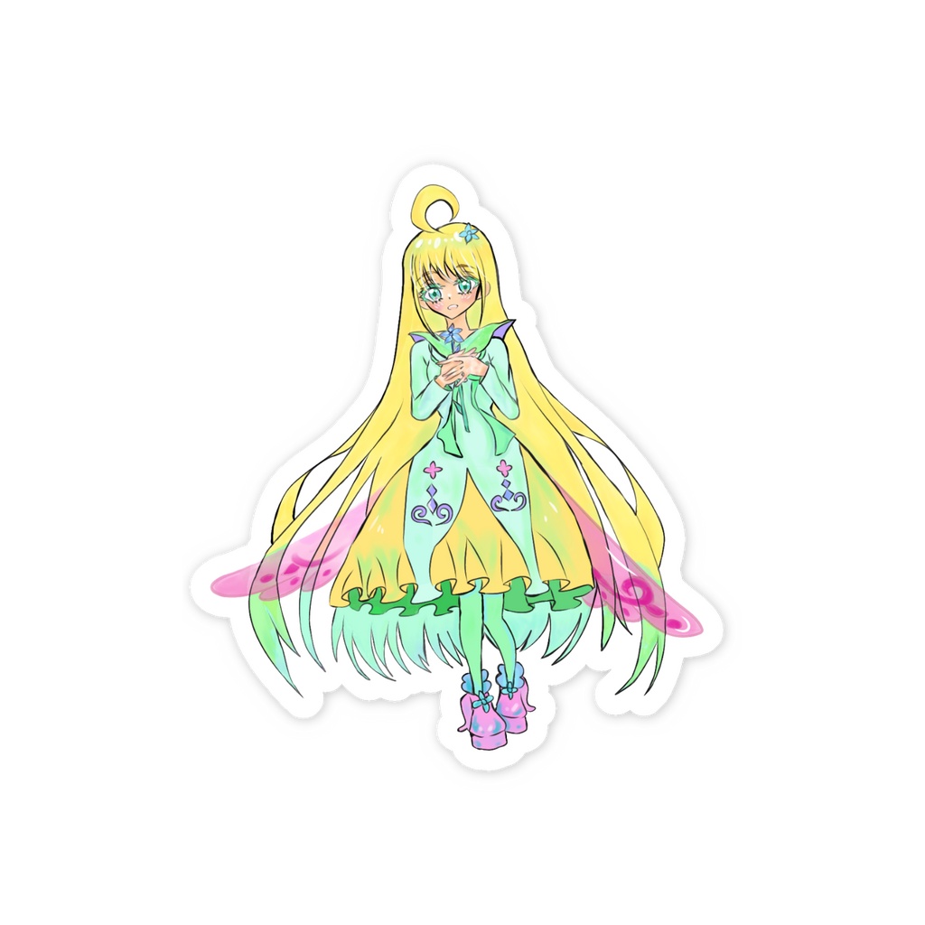 てぃらみす個展 【ステッカー 萌花】