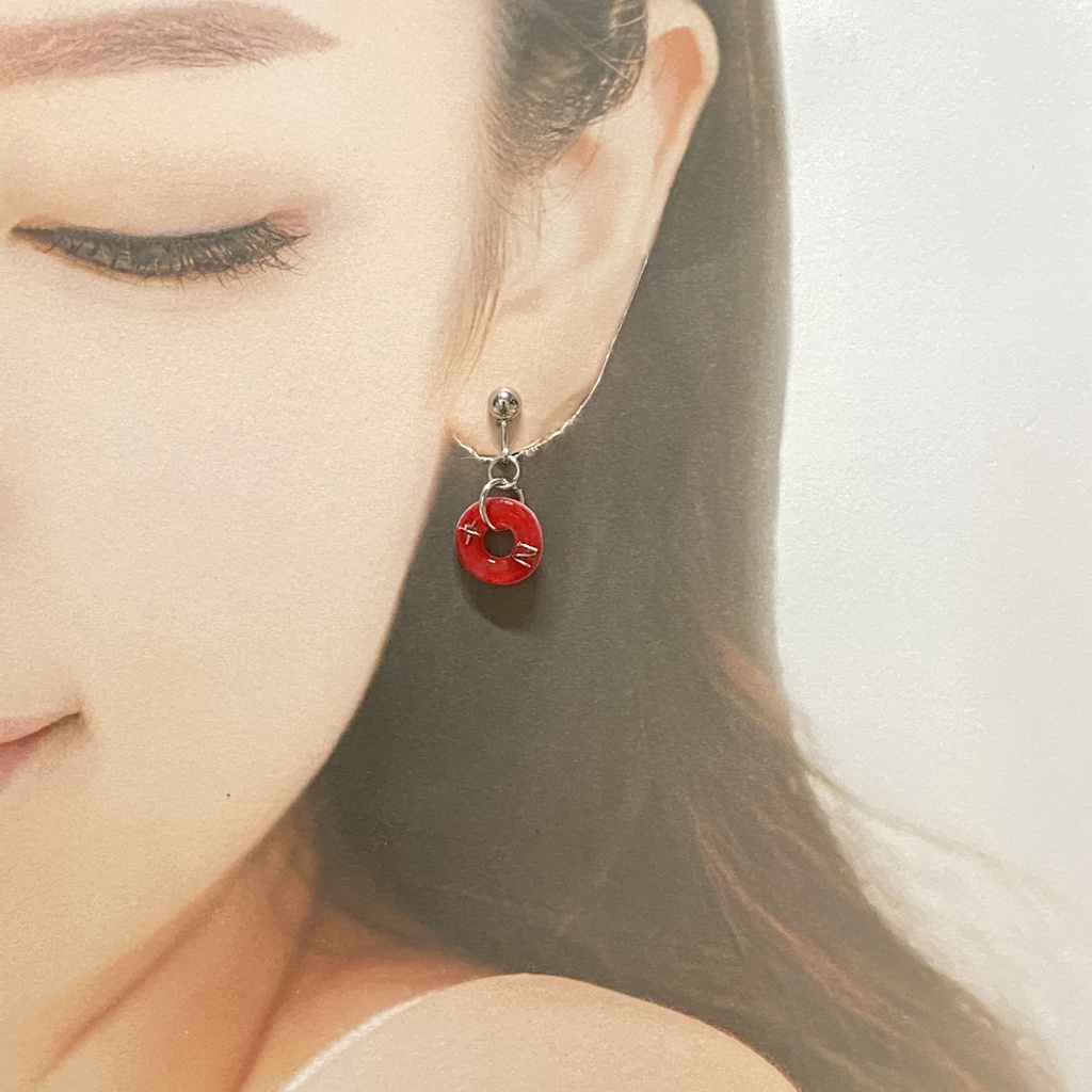 探鉱者イメージイヤリング、ピアス