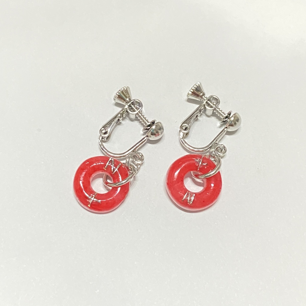 探鉱者イメージイヤリング、ピアス