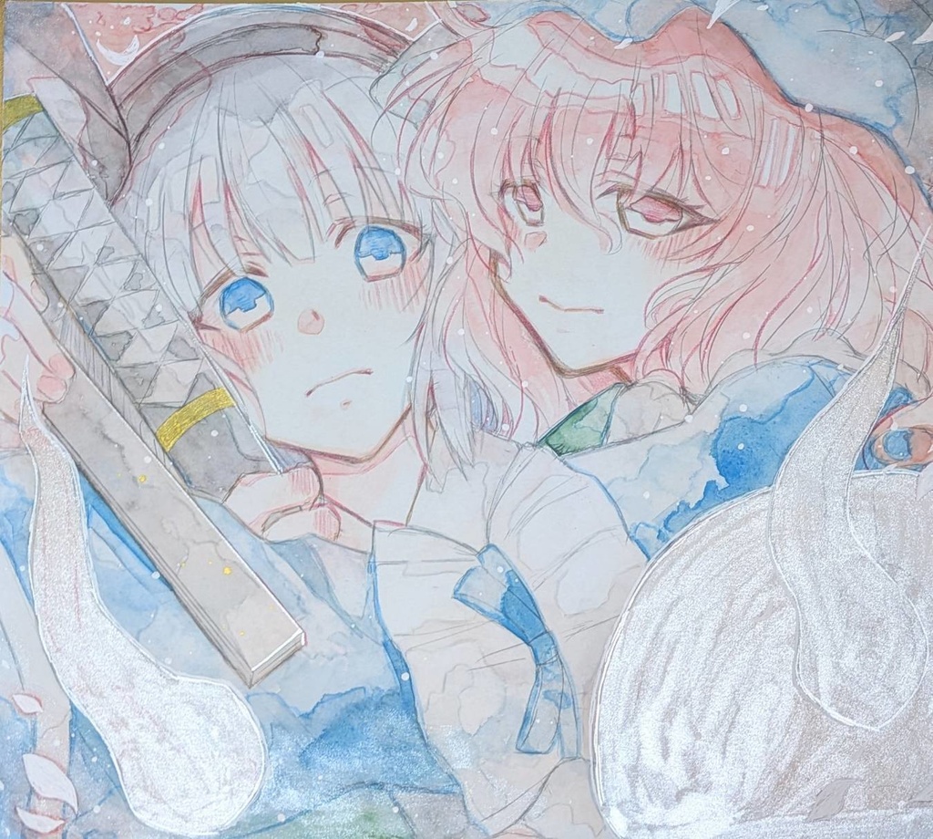 【直筆大色紙】ゆゆみょん