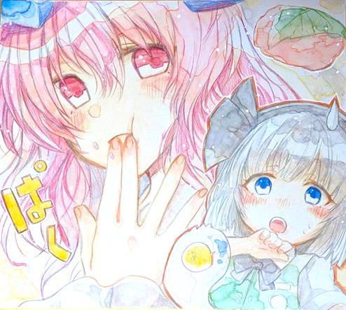 【直筆大色紙】ゆゆみょん②