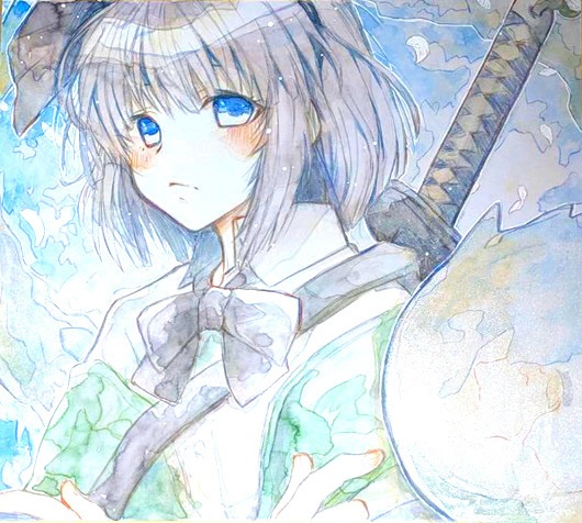 【直筆大色紙】魂魄妖夢