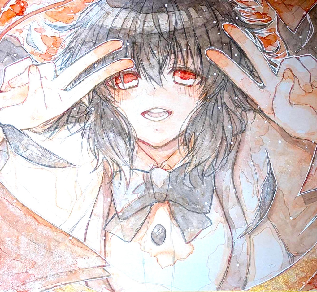 【直筆大色紙】射命丸文