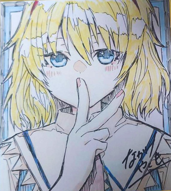 【直筆ミニ色紙】アリス・マーガトロイド