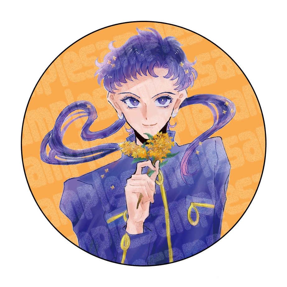 星野光缶バッジ
