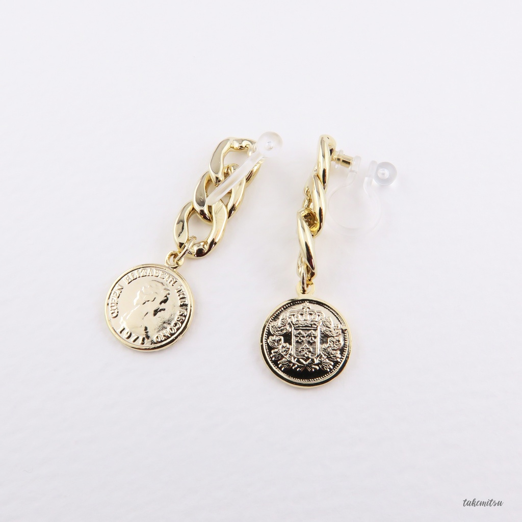 コイン / チェーン イヤリング