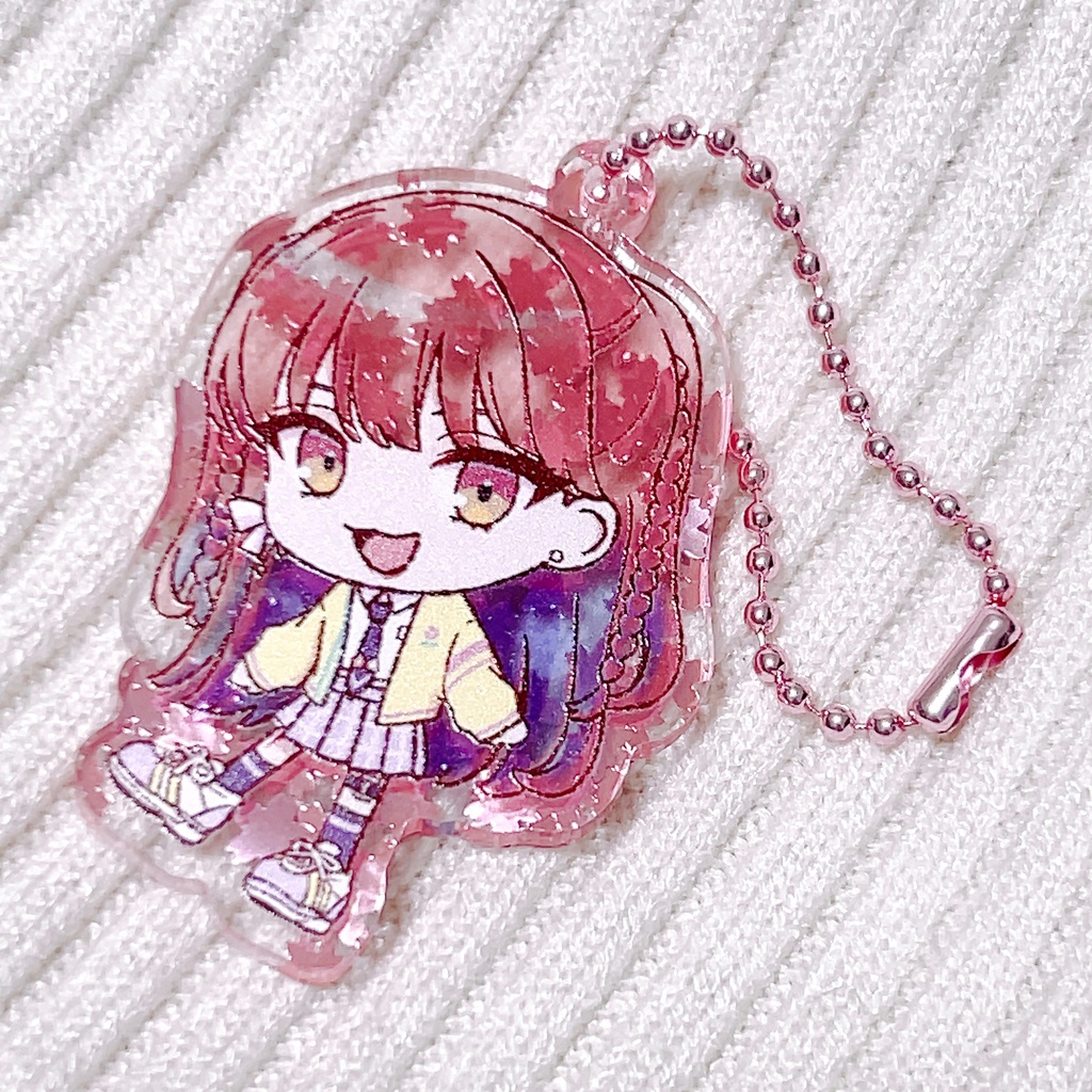 アン 桜アクリルキーホルダー