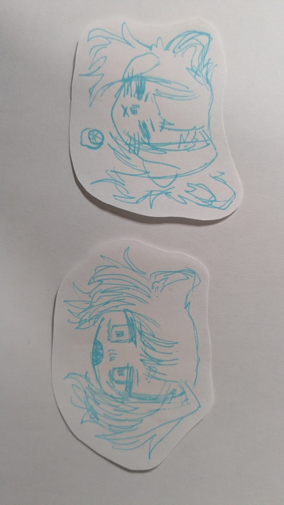 ステッカー風ペーパー