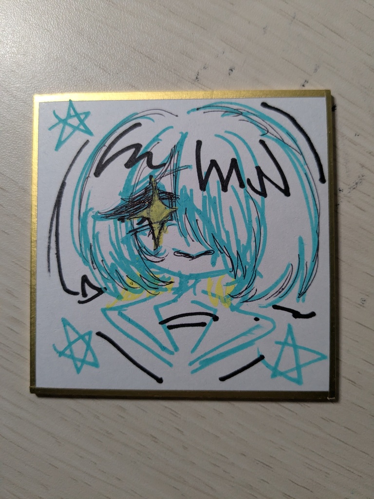 色紙ミニ 2枚セット