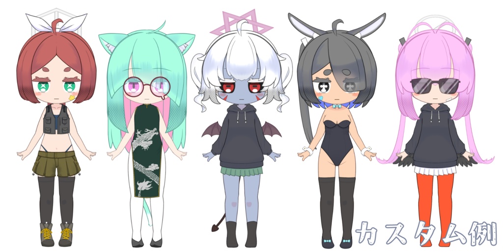 【100万通り以上】白紙ちゃん!【カスタムモデル】