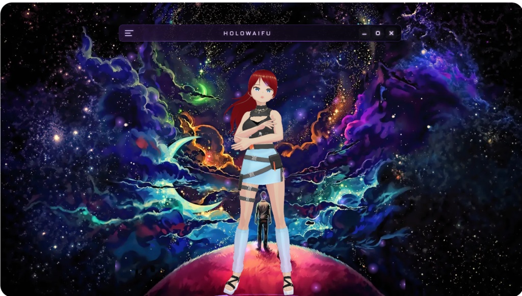 HoloWaifu - 3D Desktop AI Assistant for Windows