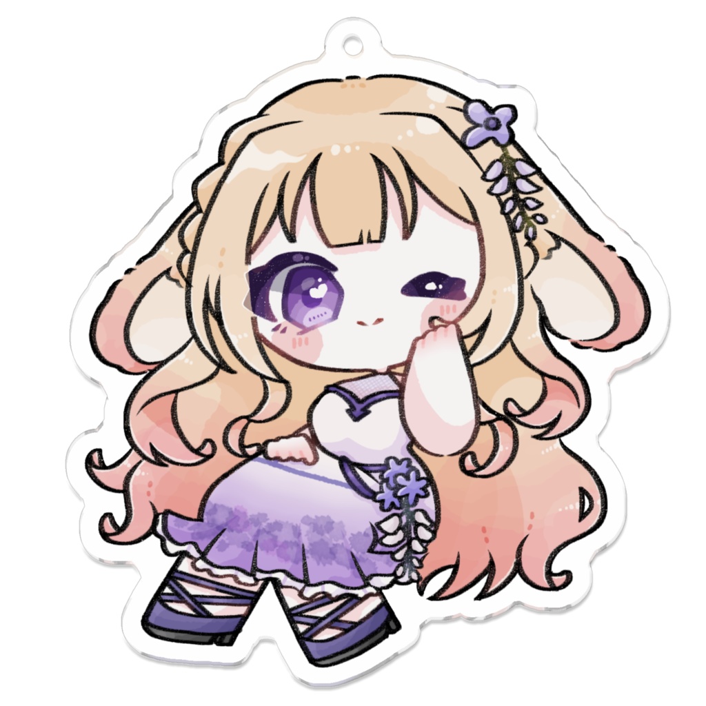 アクリルキーホルダー~座~