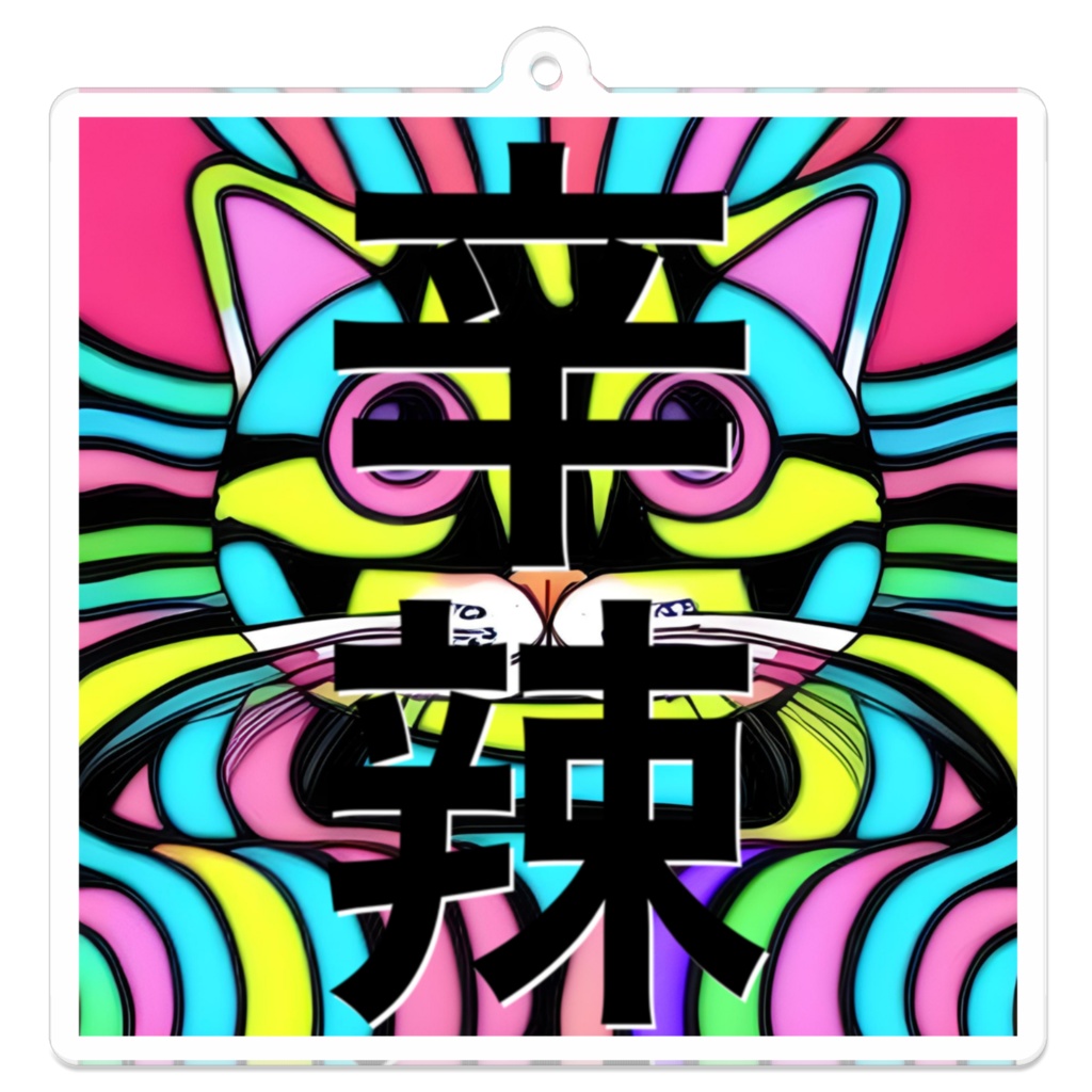 ※9月限定　れいんぼおねこ辛辣アクキー