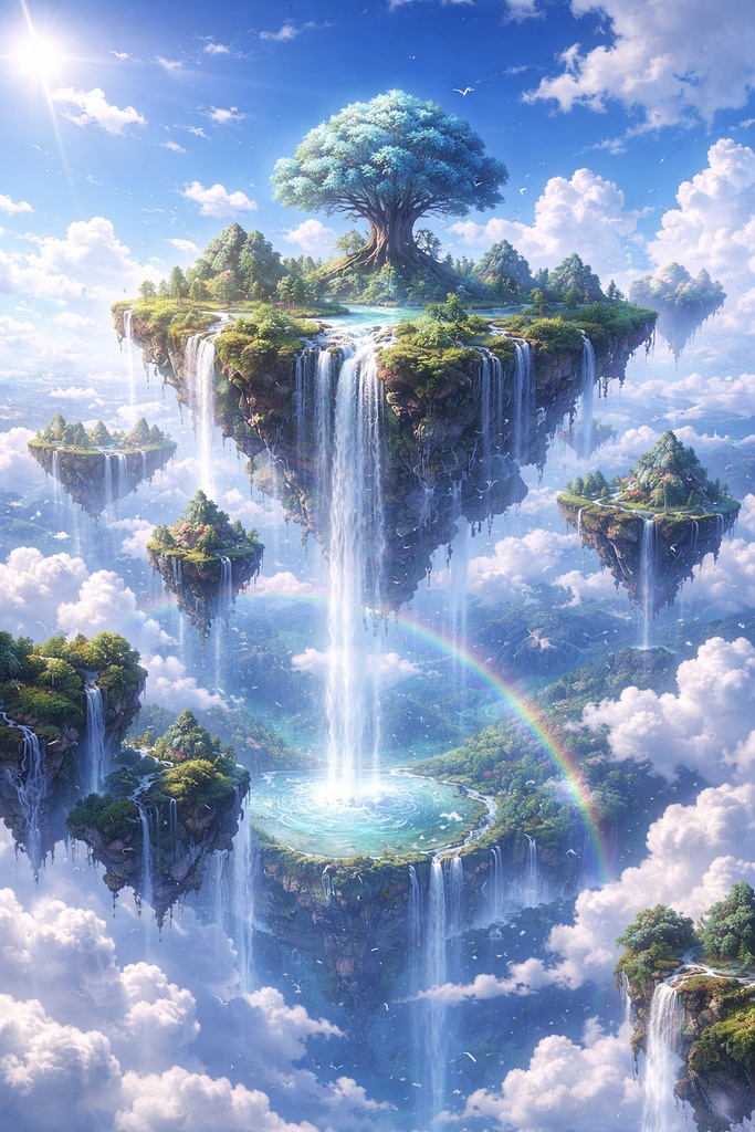 色んな浮島 全6種-arious floating islands - 6 types in total