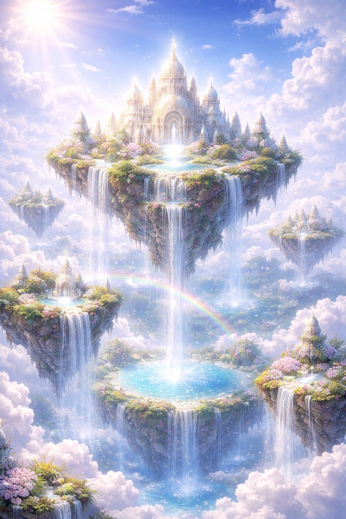 色んな浮島 全6種-arious floating islands - 6 types in total