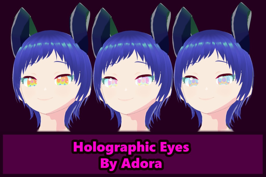 [VROID] Holographic Eyes