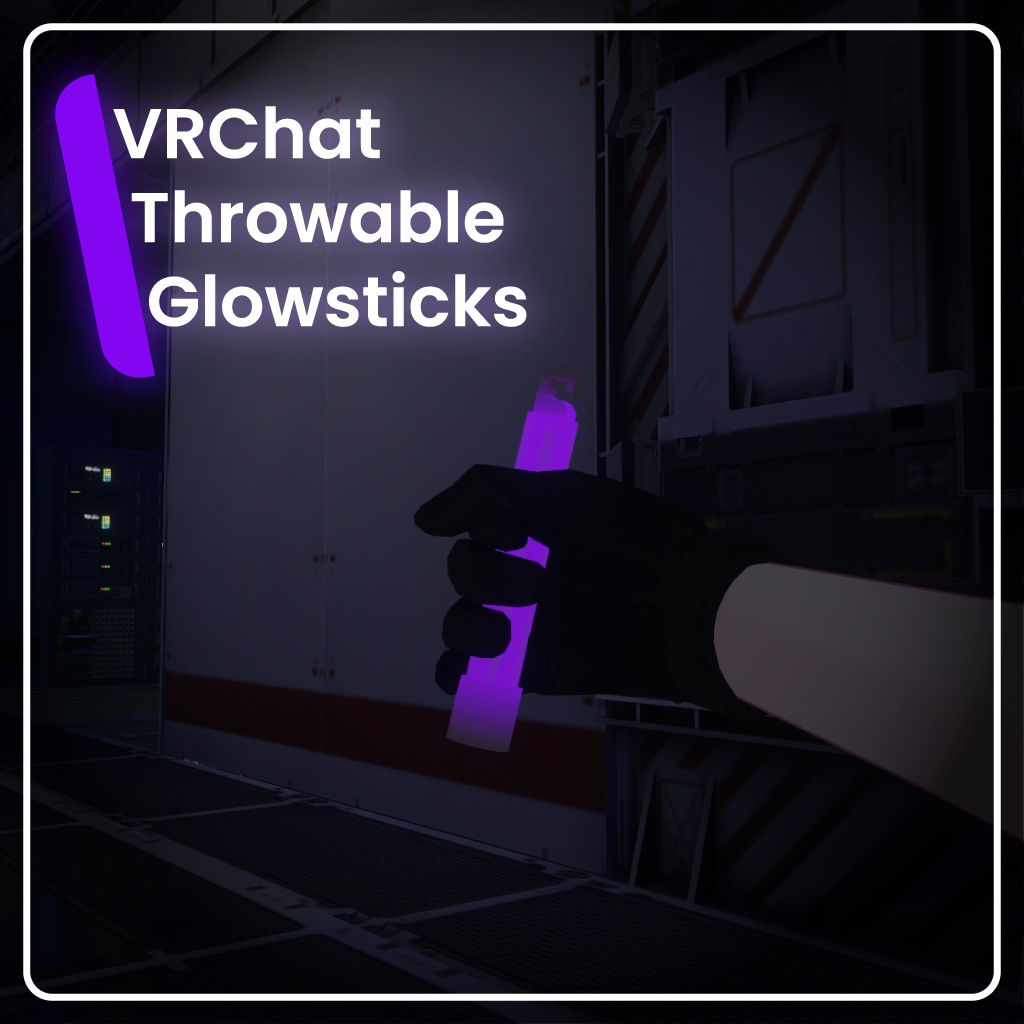 (Free) VRC Throwable Glowsticks Prefab (PC/Android)