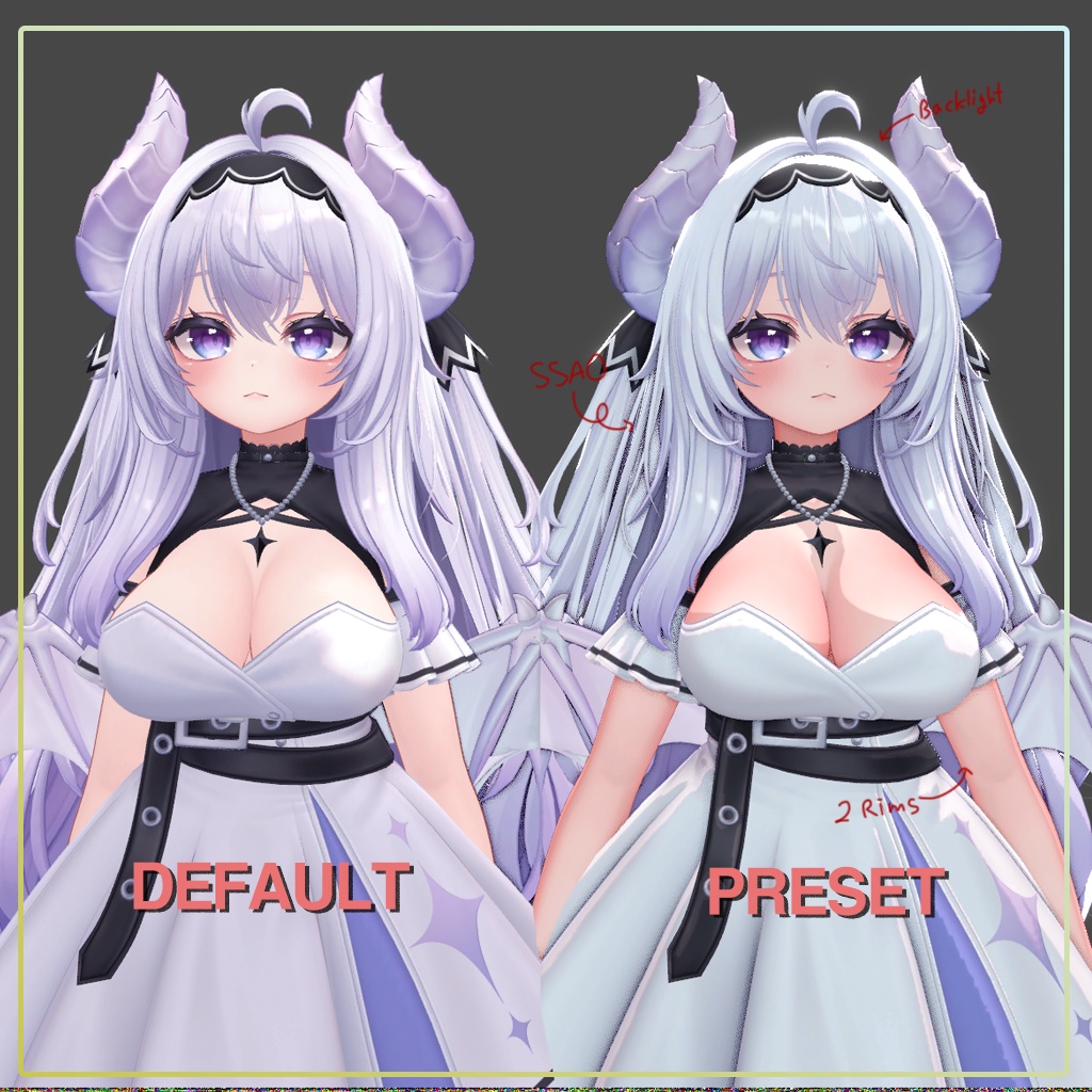 37Cider's Poiyomi Material Preset - Cartoon Cel Shading