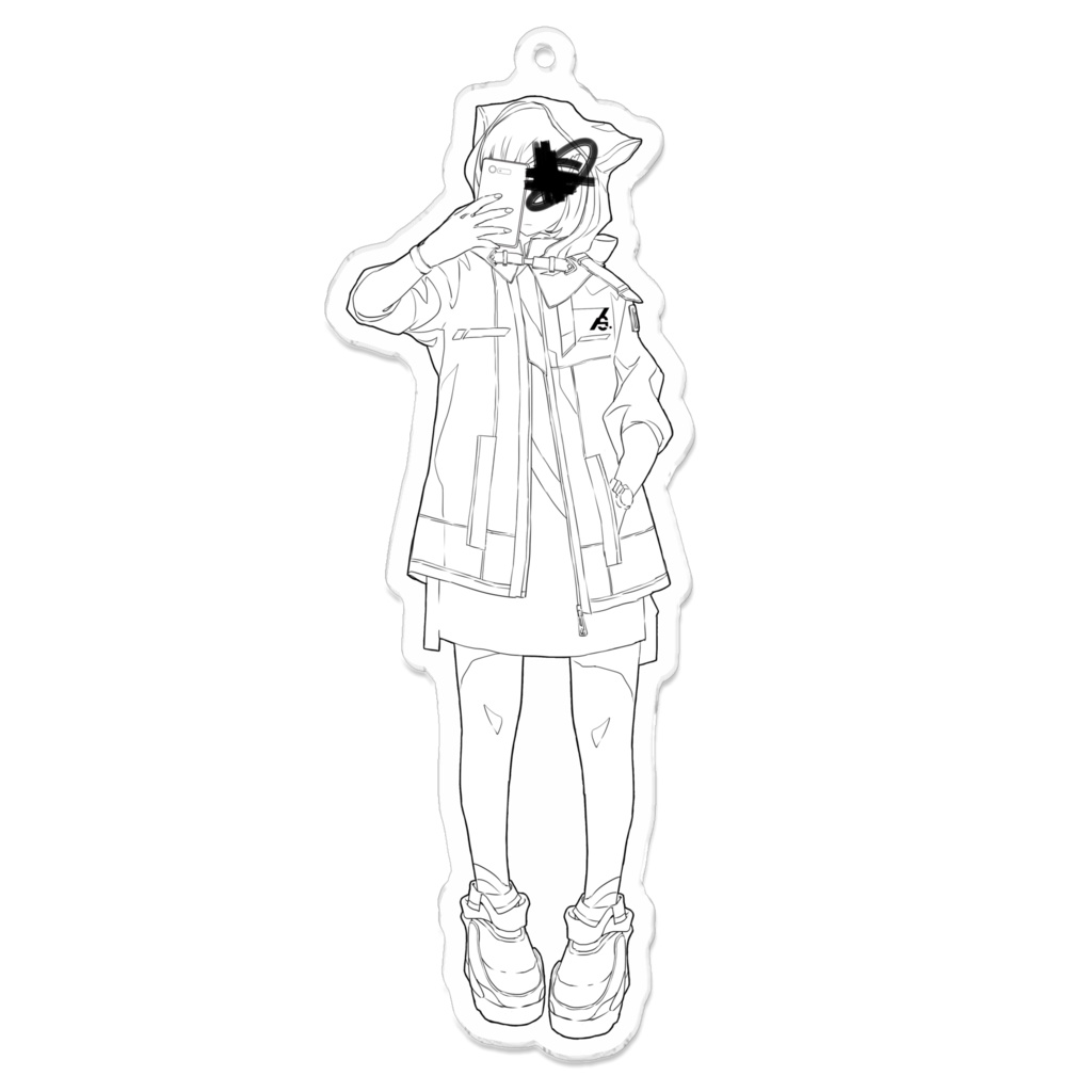 パーカー子ちゃんアクリルキーホルダー