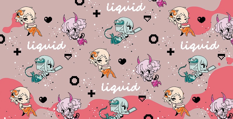 【liquid(オリジナル)】ビニールポーチ【アウトレット品】 OR01