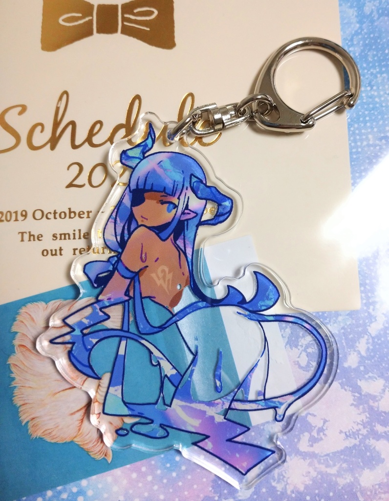 【liquid(オリジナル)】眼帯子アクリルキーホルダー