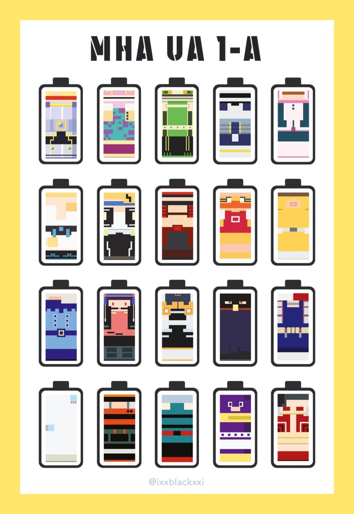 【ピアス】ヒロアカ モチーフアクセサリー