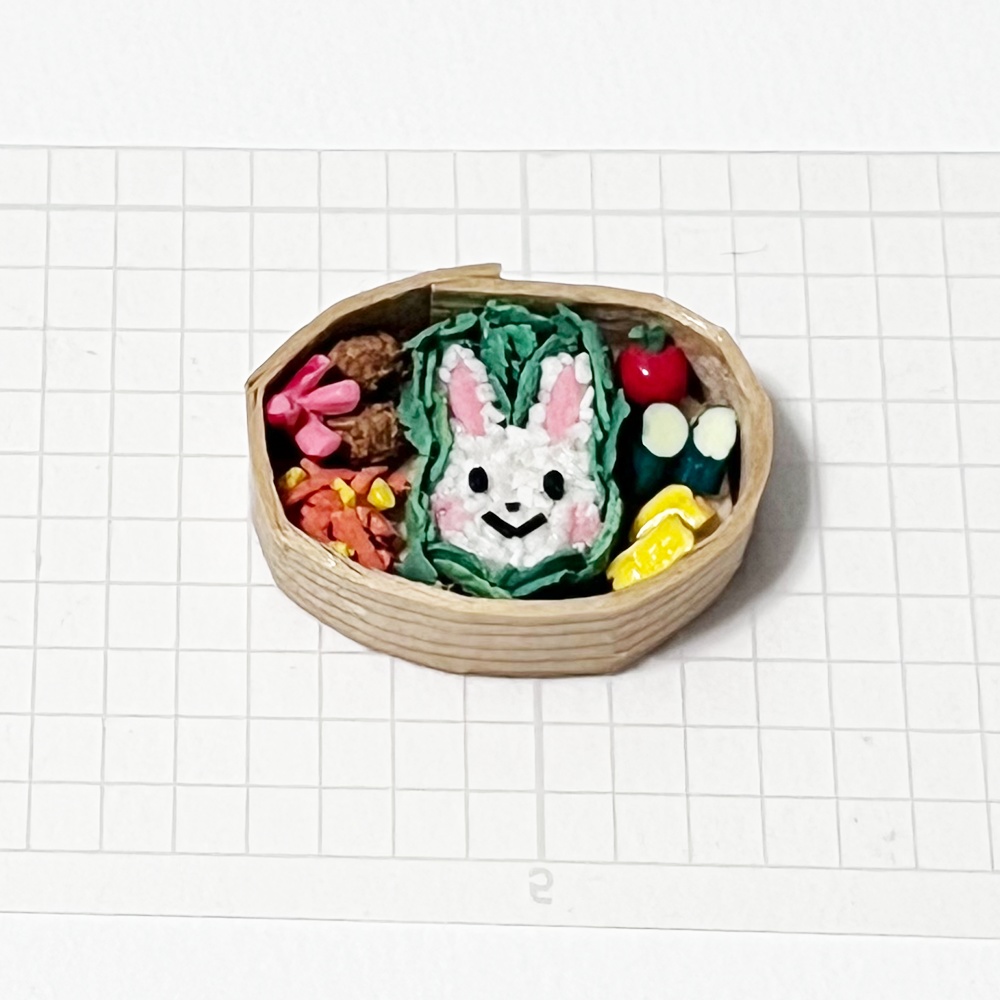 【ミニチュア】うさぎ弁当