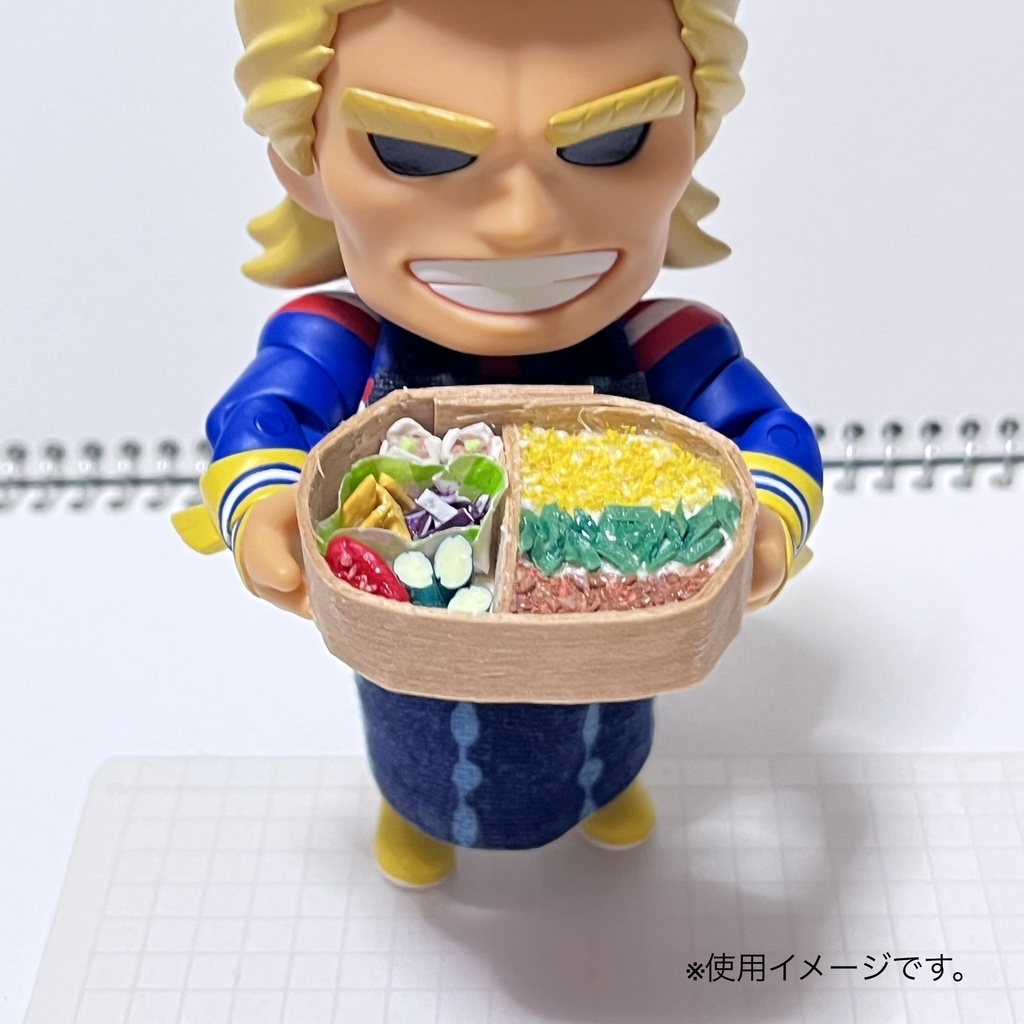 ミニチュア】三色弁当 - くろむらいす - BOOTH