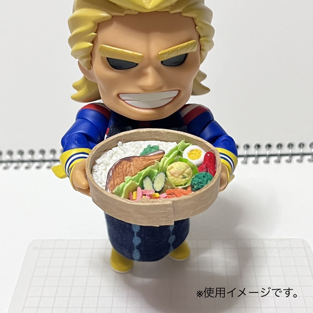 【ミニチュア】鮭弁当