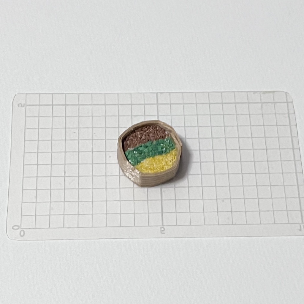 【ミニチュア】三色弁当(小)