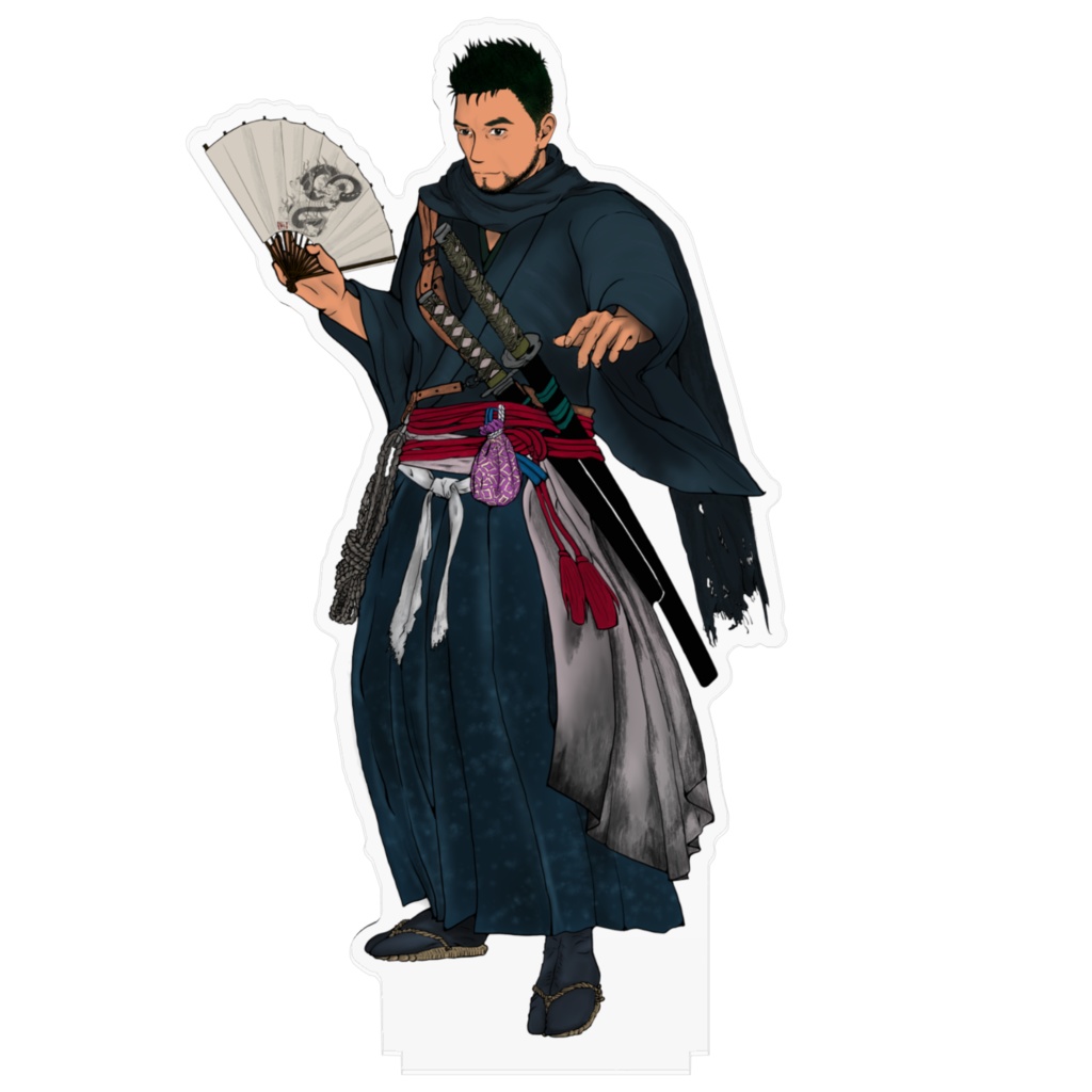 隠し刀「辰」アクリルフィギュア【160mm/虎なし】