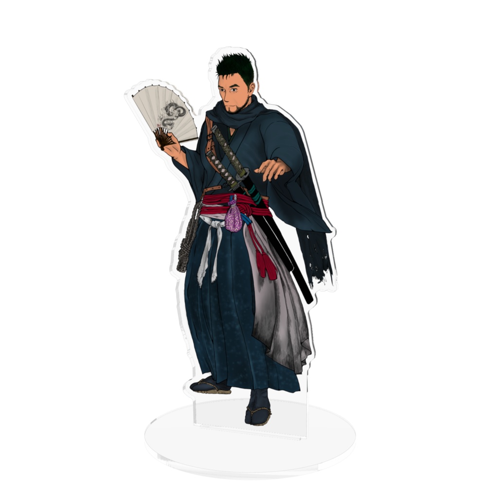 隠し刀「辰」アクリルフィギュア【160mm/虎なし】