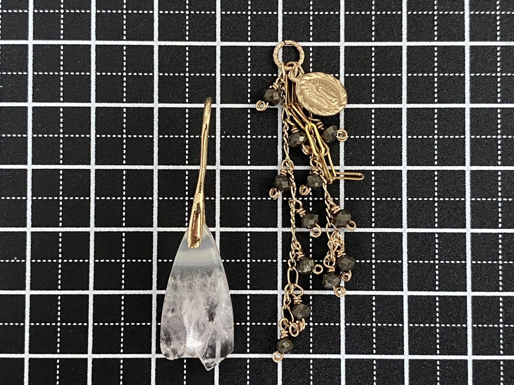 フェリーチェ・ベアトイメージ「崩れゆく日本」2wayピアス