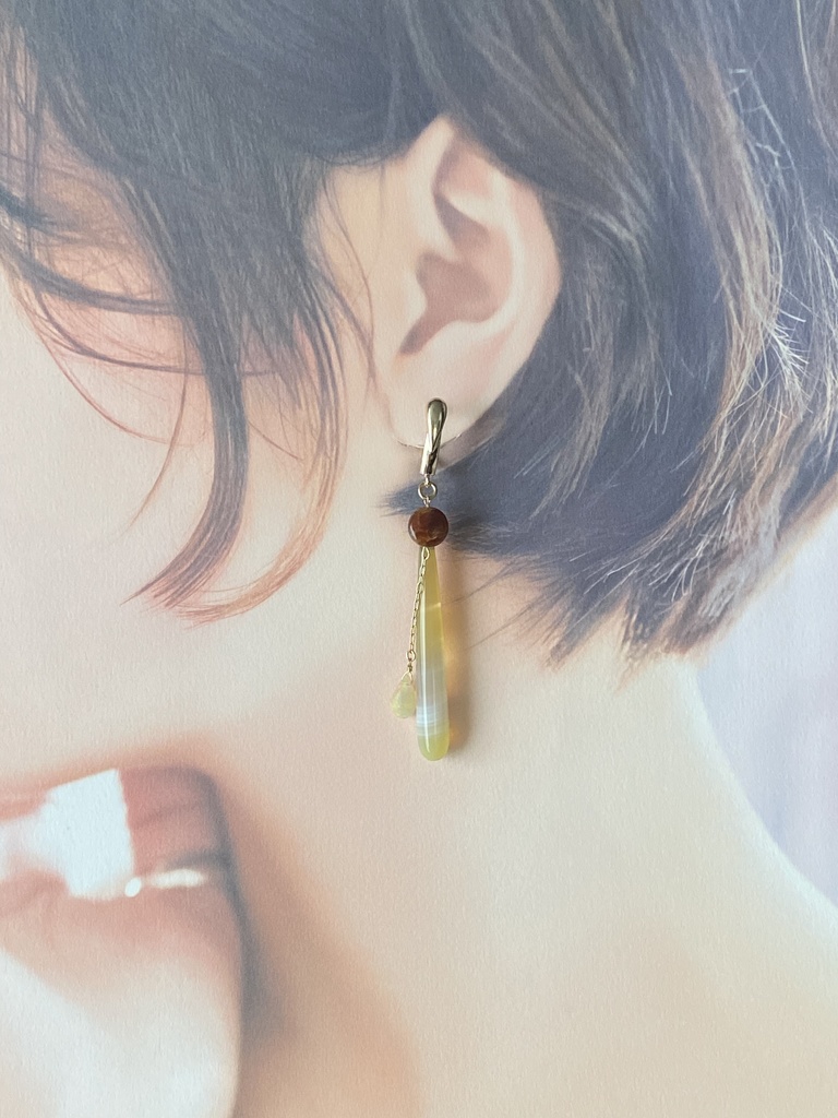 福沢諭吉イメージ「拝借行脚の果てに」ピアス