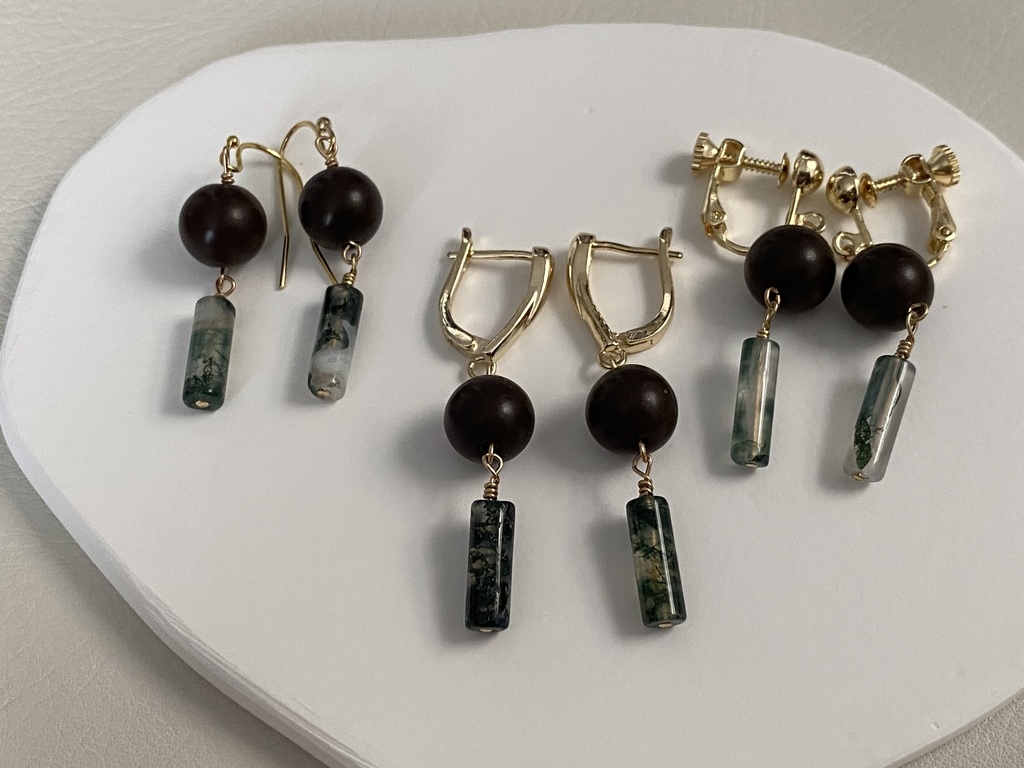 長州藩士イメージ「松」ピアス